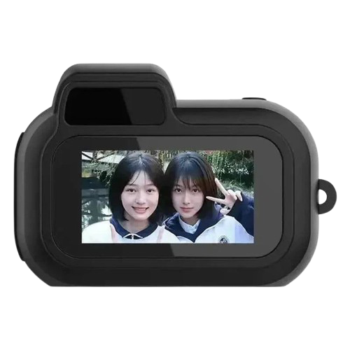 Mini Slr-Shaped 1080P Pocket DV Camera – Portable Body Cam, Action Camera with Display Screen, Loop Recording, & Filters